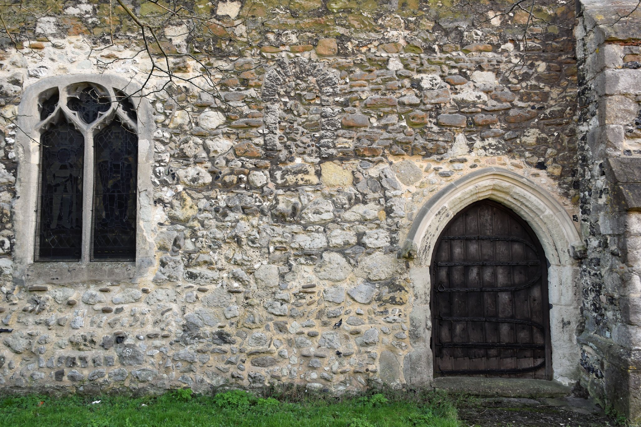 Fobbing - St Michael: Blocked Saxon Window