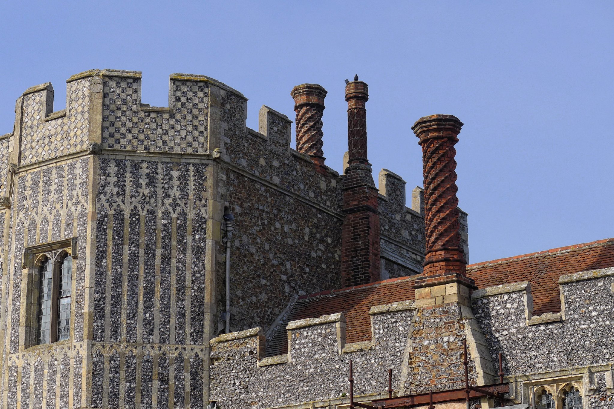 St Osyth - Priory Chimneys