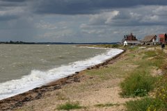 Gathering Storm: Point Clear : Point Clear, Essex, coast, coastal, sea, shoreline, storm, clouds