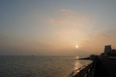 Southend-on-Sea - Sunset : Southend, Southend-on-Sea, pier, beach, sunset, sea