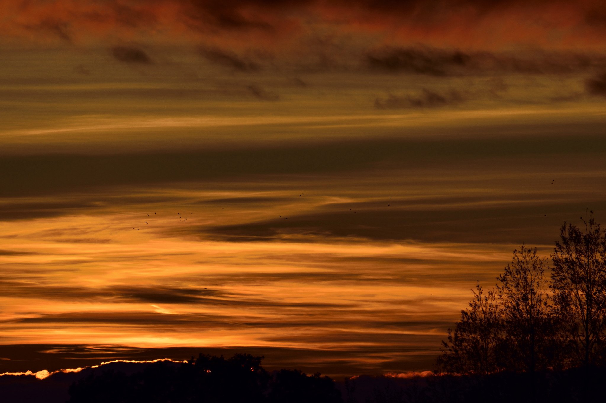 Sunset over London 2