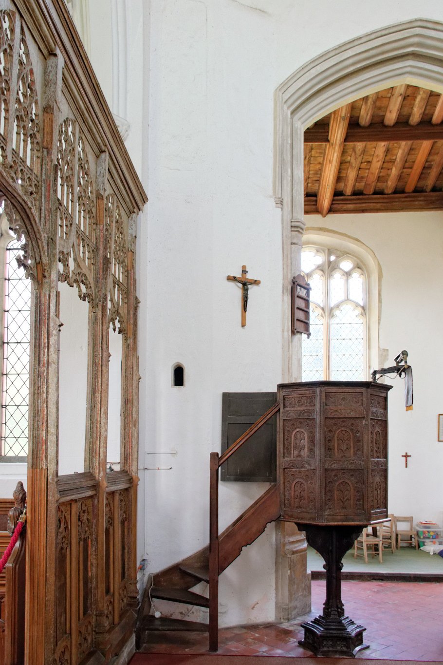 Clavering - St Mary & St Clement - Pulpit