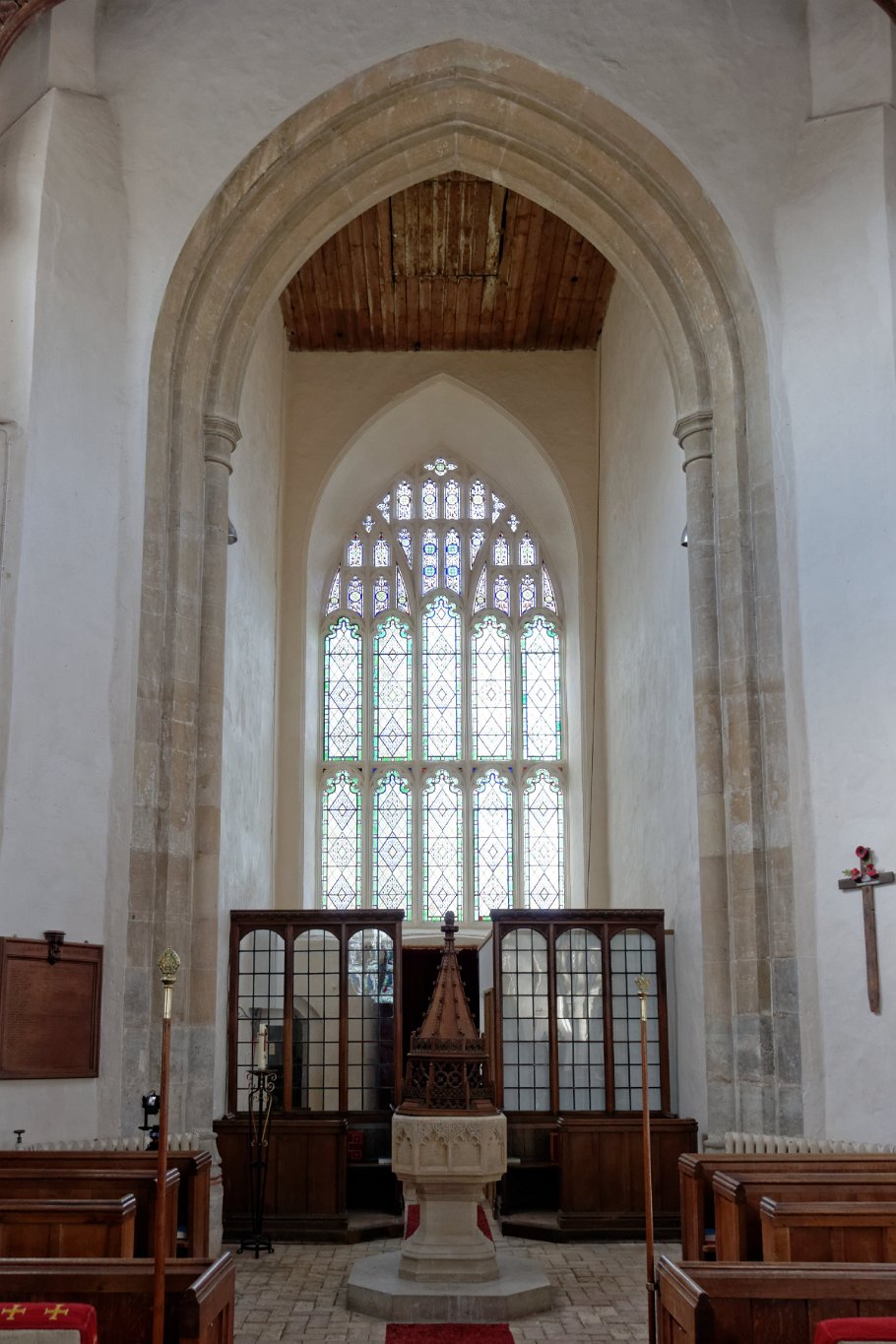 Great Bromley - St George - Tower Arch and Font