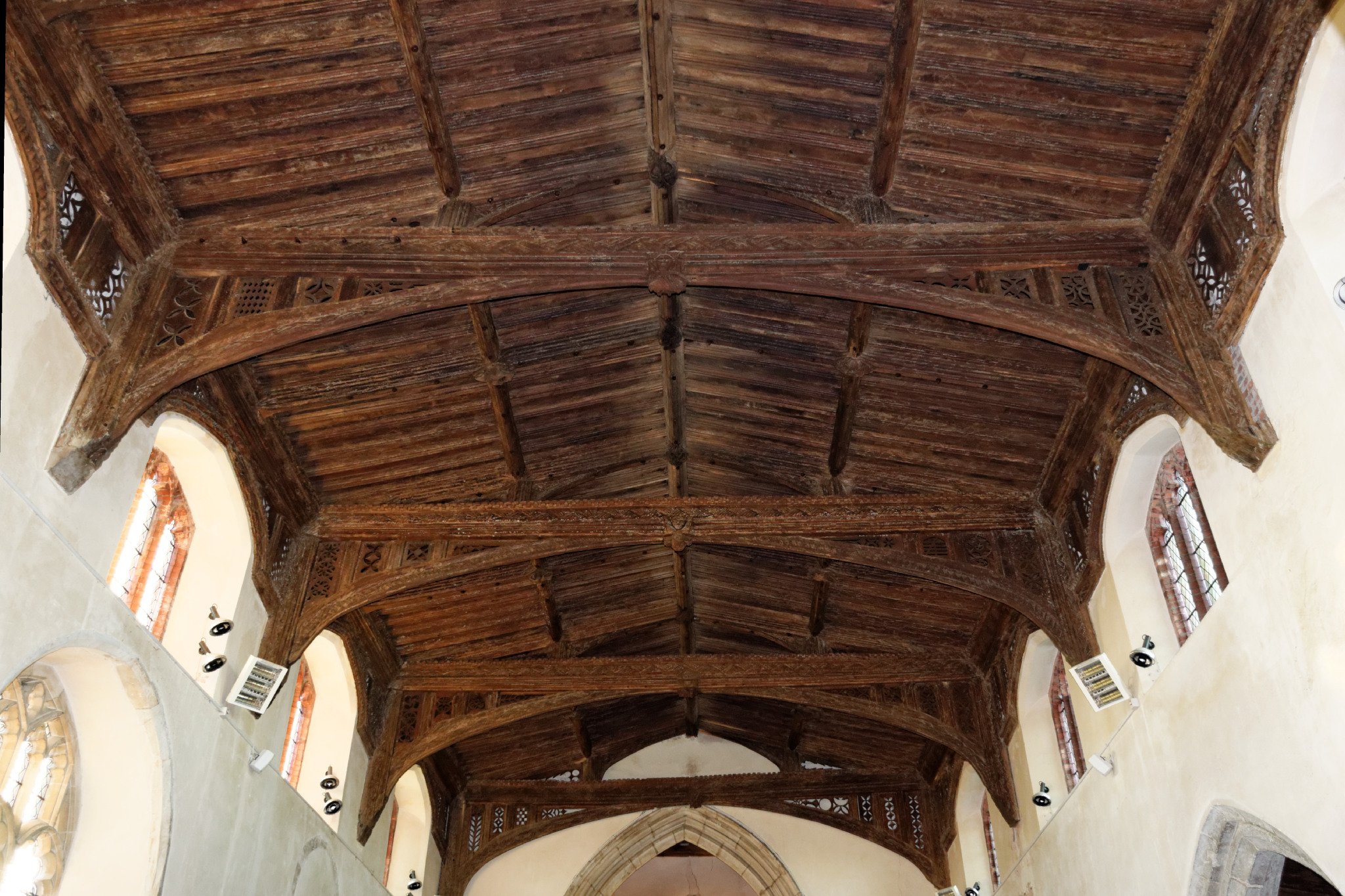 High Easter - St Mary - Queen Post Roof