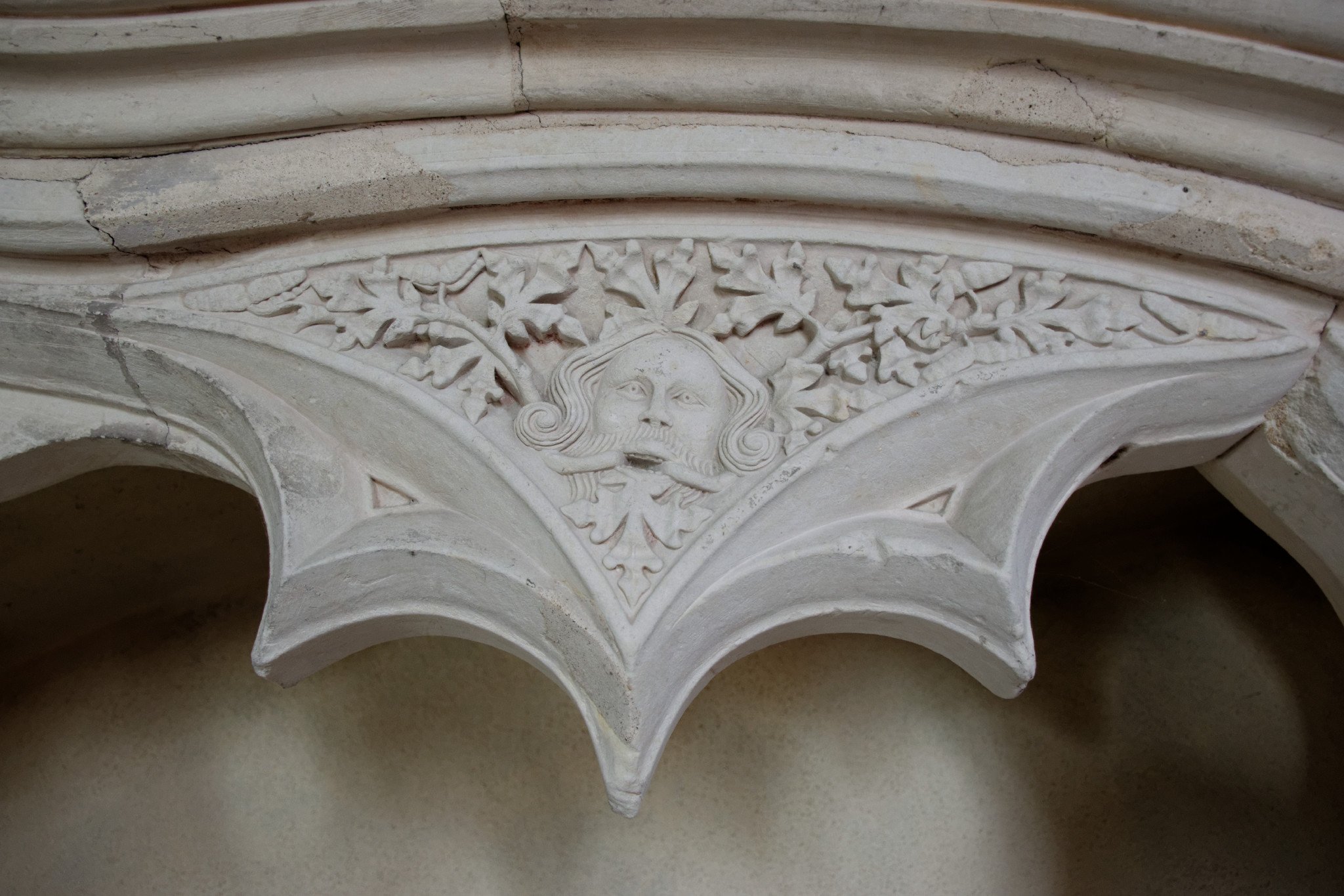 Little Leighs - St John: Green Man Spandrell