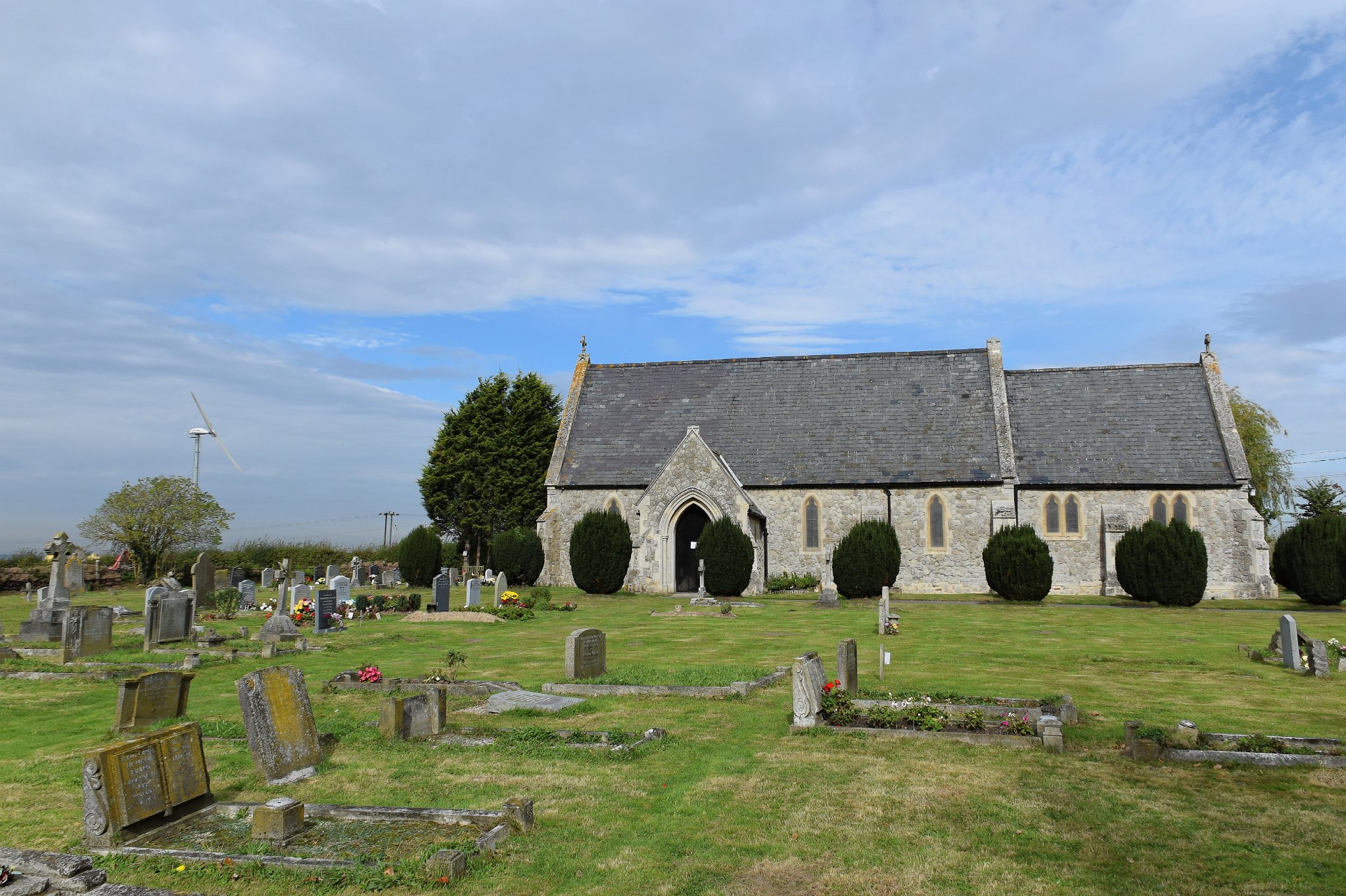 Mayland - St Barnabas and Wind Turbine
