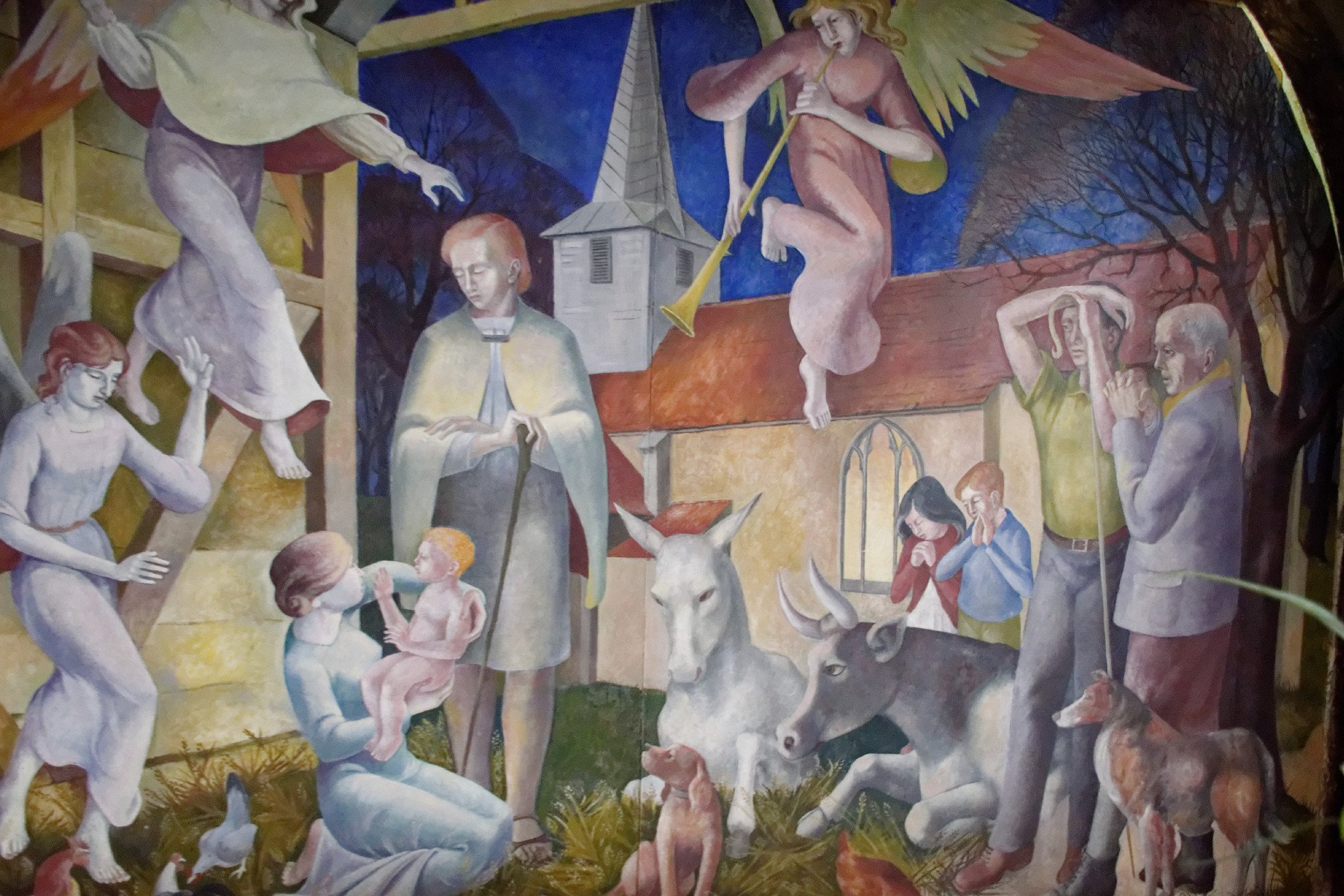 Stanford Rivers - St Margaret's Mural