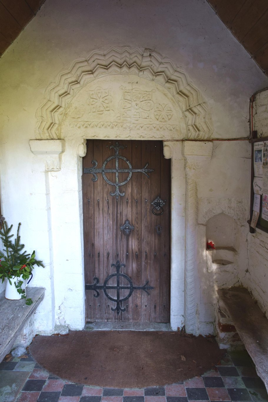Sturmer - St Mary -  Norman Door