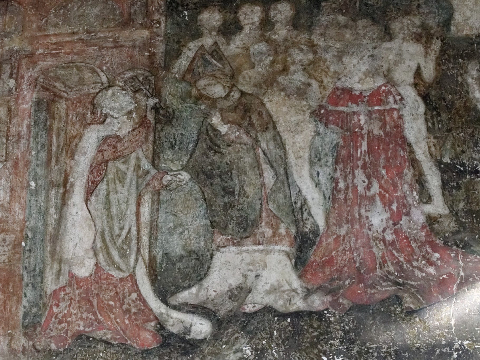 Waltham Abbey - Detail of Doom Painting