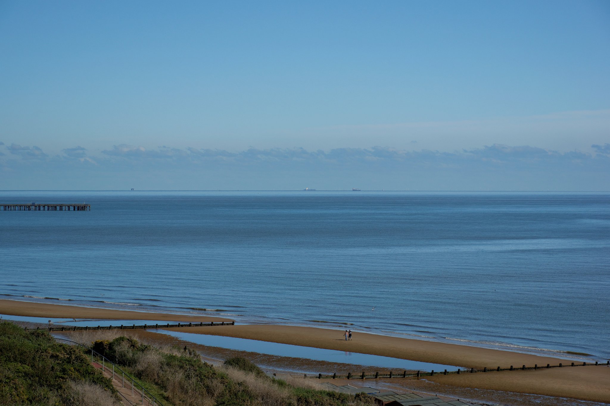 Frinton-on-Sea - Walking in the Sand